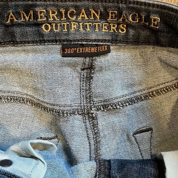 American Eagle 360 Flex Original Straight Jeans - Picture 3 of 8